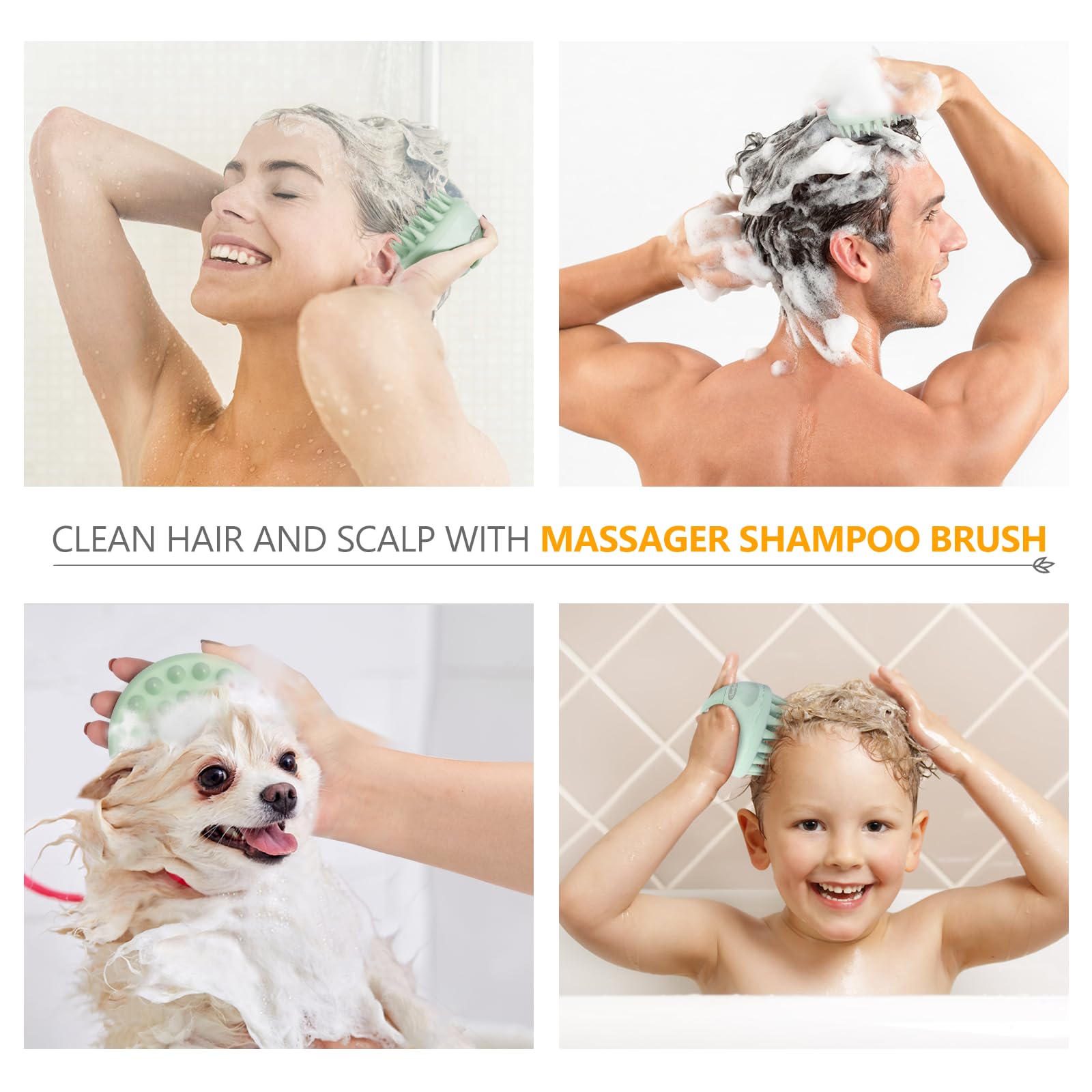 Scalp Massager Shampoo Brush